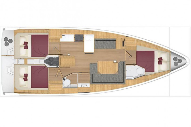 Bavaria c38 layout 1