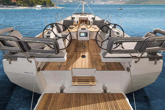 Bavaria C42 helm and beyond