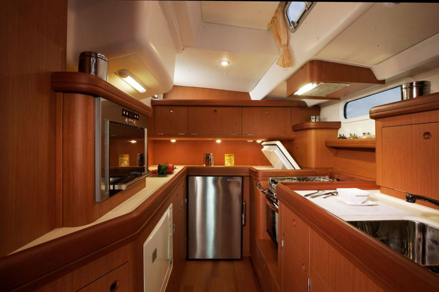 beneteau 57 kitchen