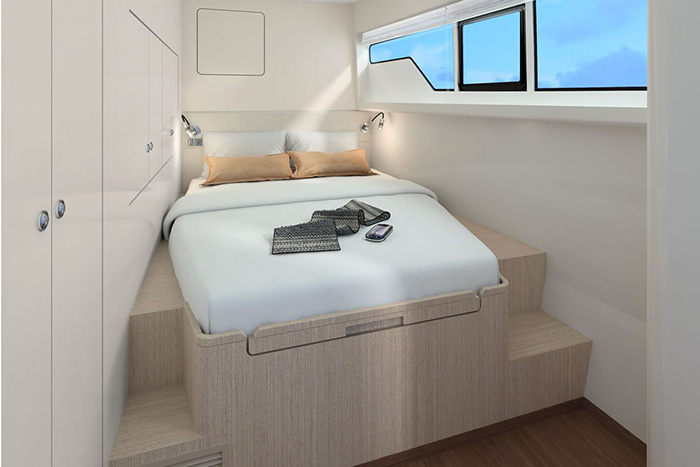 Island Spirit 525 guest cabin