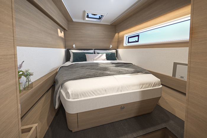 Lagoon 43 cabin