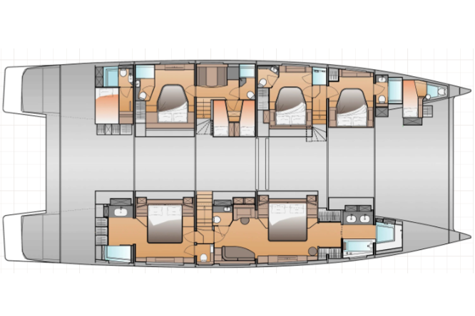 layout vip with owners suite galley up 