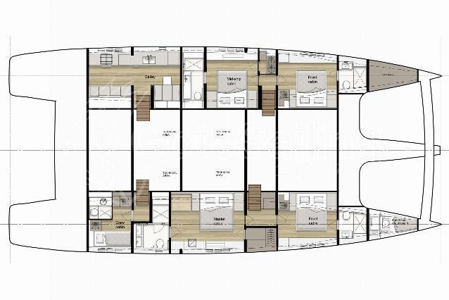 Sunreef 80 Entre4 layout