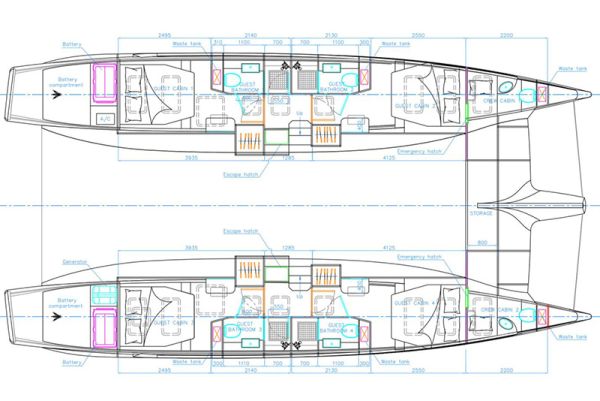 Island Spirit 525-4-cabin-layout